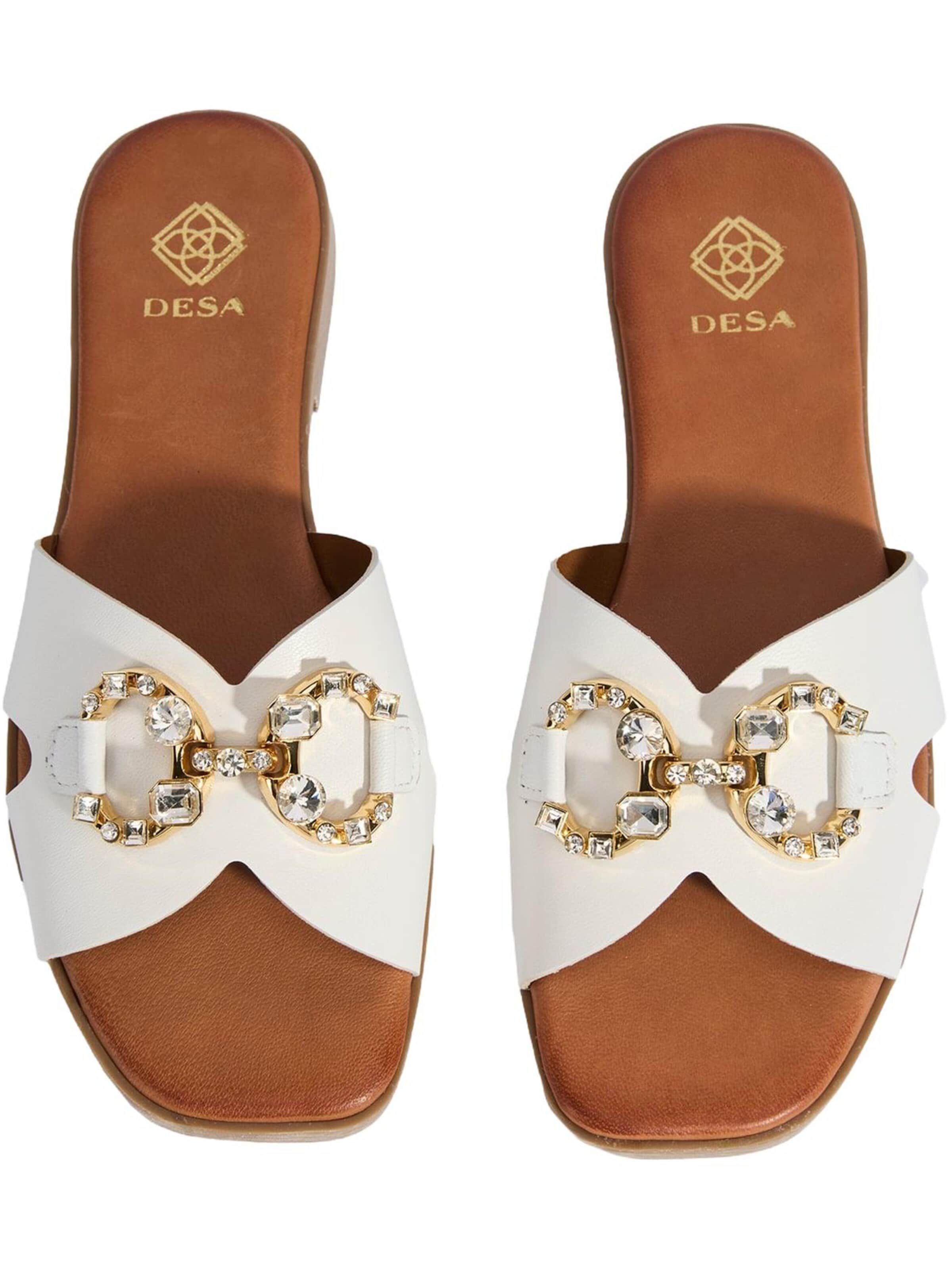 Desa Mule 'Hausschuhe' in White