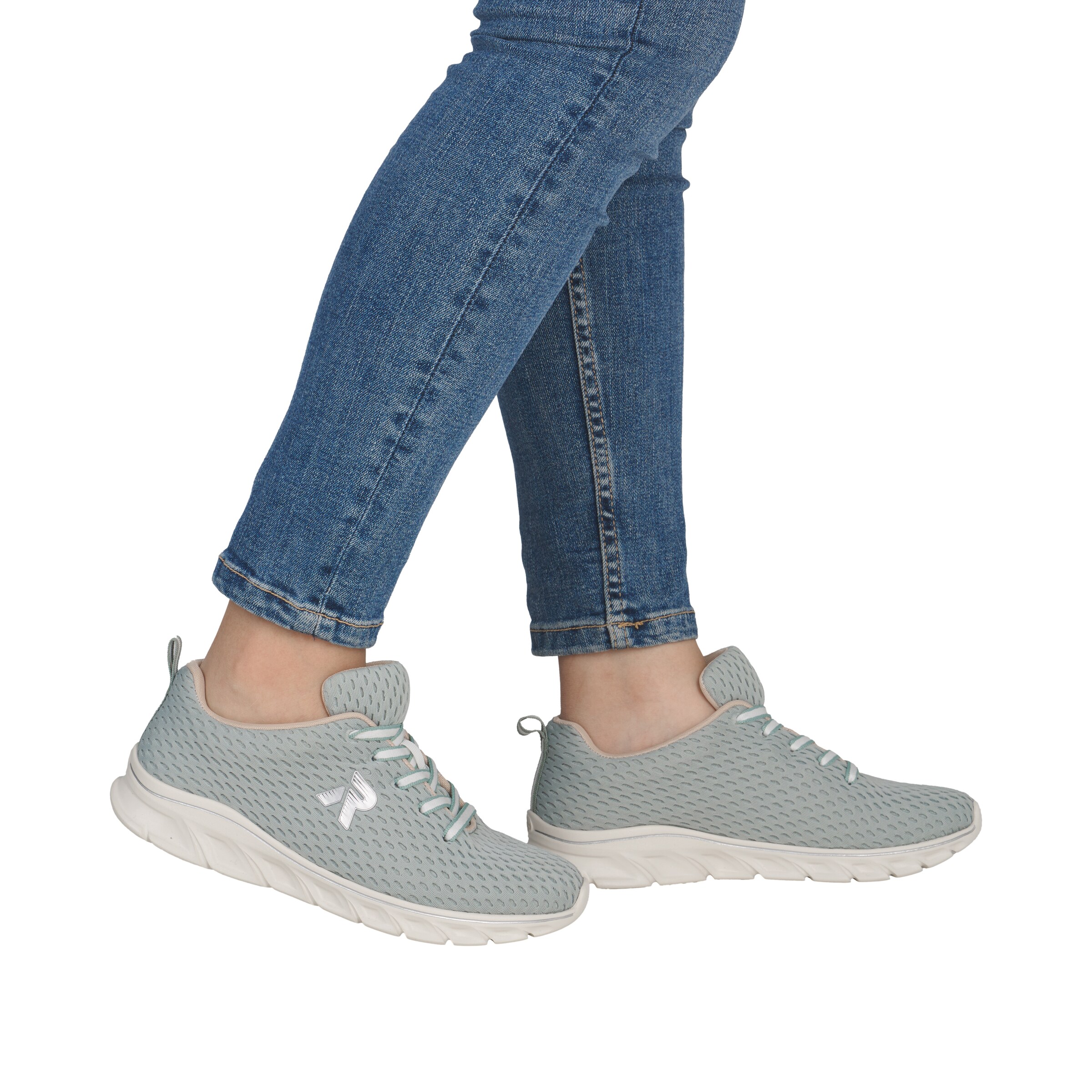 Rieker Trampki niskie w kolorze zielony