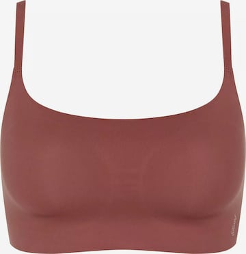 Bustino Reggiseno 'Zero Feel 2.0' di SLOGGI in rosso: frontale