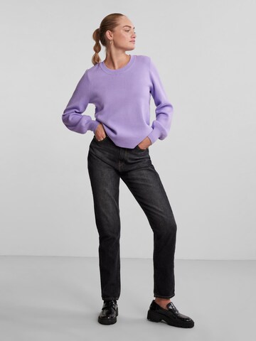 PIECES Sweater 'Jenna' in Purple