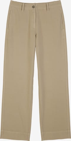 Wide Leg Pantalon chino 'Lande' Marc O'Polo en beige : devant