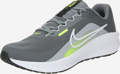NIKE Running Shoes 'Downschifter 13' in Grey / Lime / Black / White, Item view