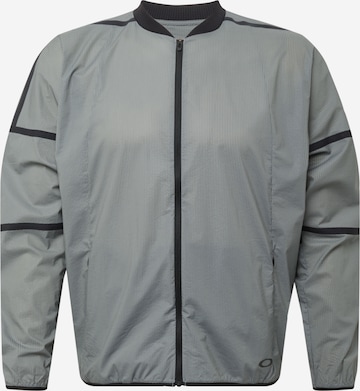 OAKLEY Спортивная куртка в Серый: спереди