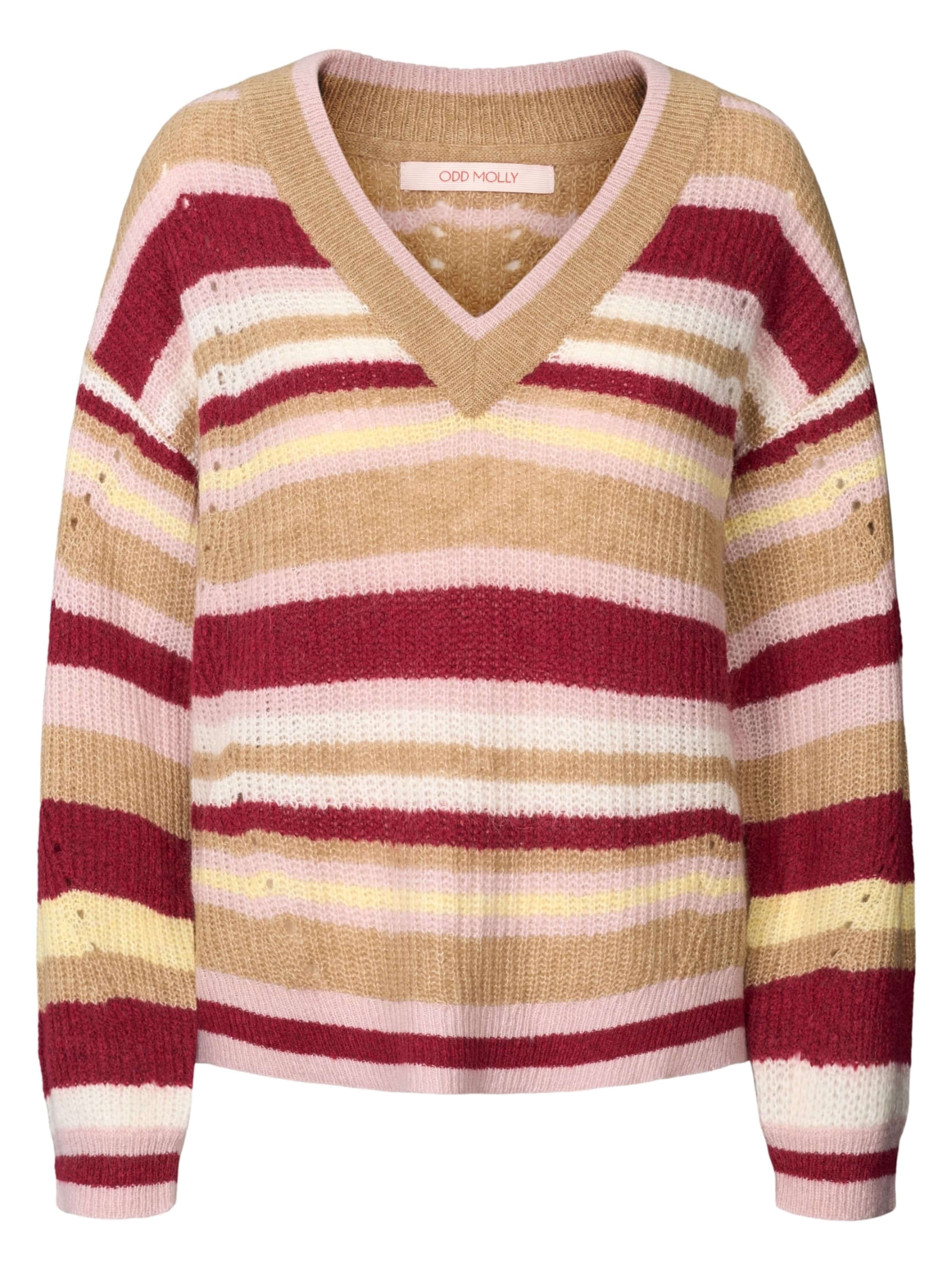 Pullover 'You Make Me Warm' di Odd Molly in beige: frontale