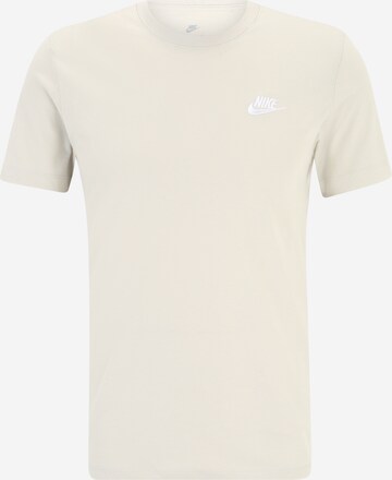 Nike SportswearRegular Fit Majica 'Club' - bež boja: prednji dio