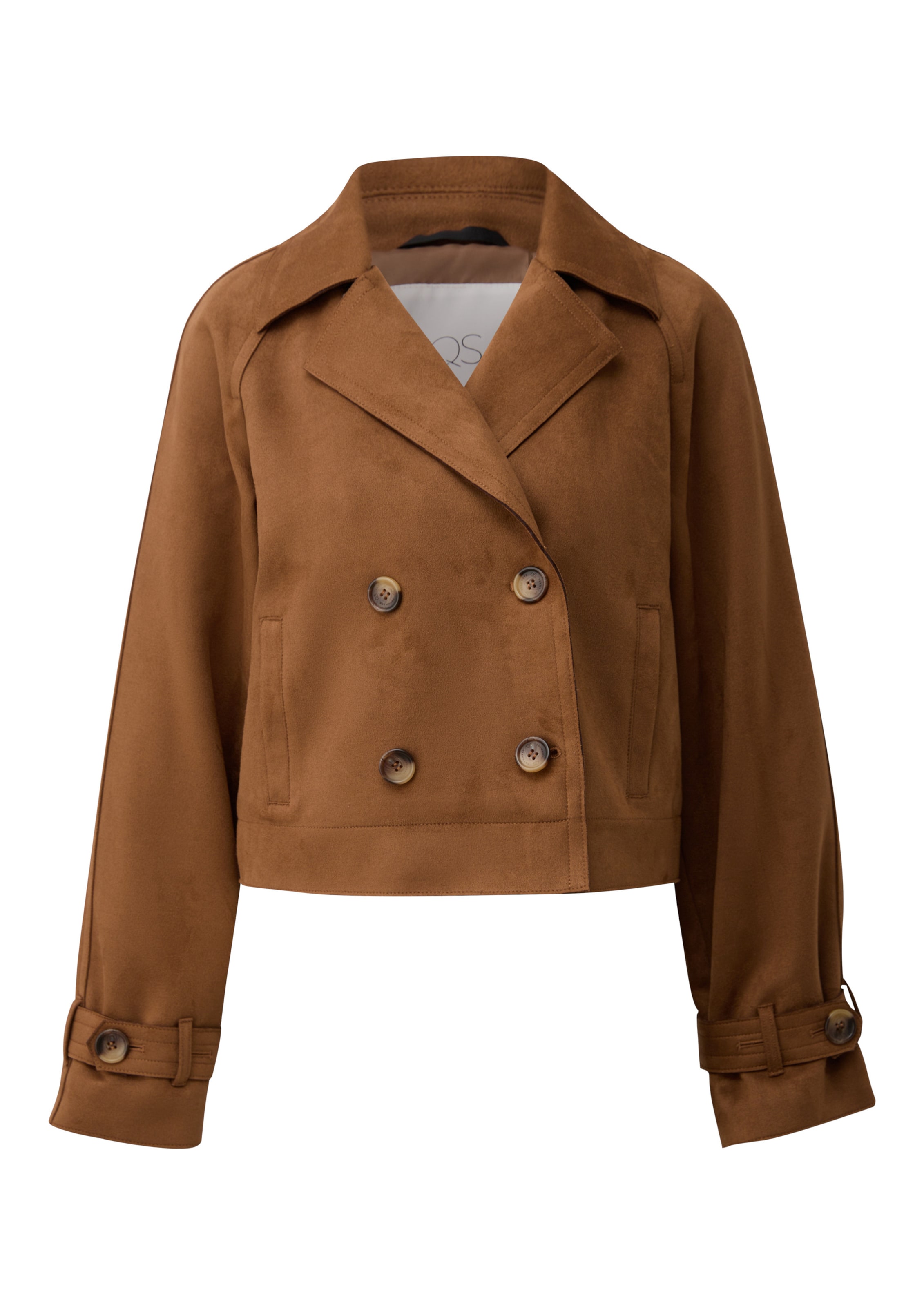 QS Between-Season Jacket in Cognac, Item view