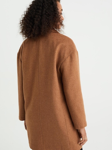 WE Fashion Between-Seasons Coat in Brown