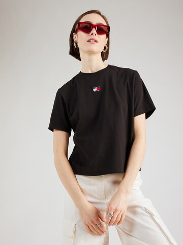 Tommy Jeans T-Shirt in Schwarz: Vorderseite