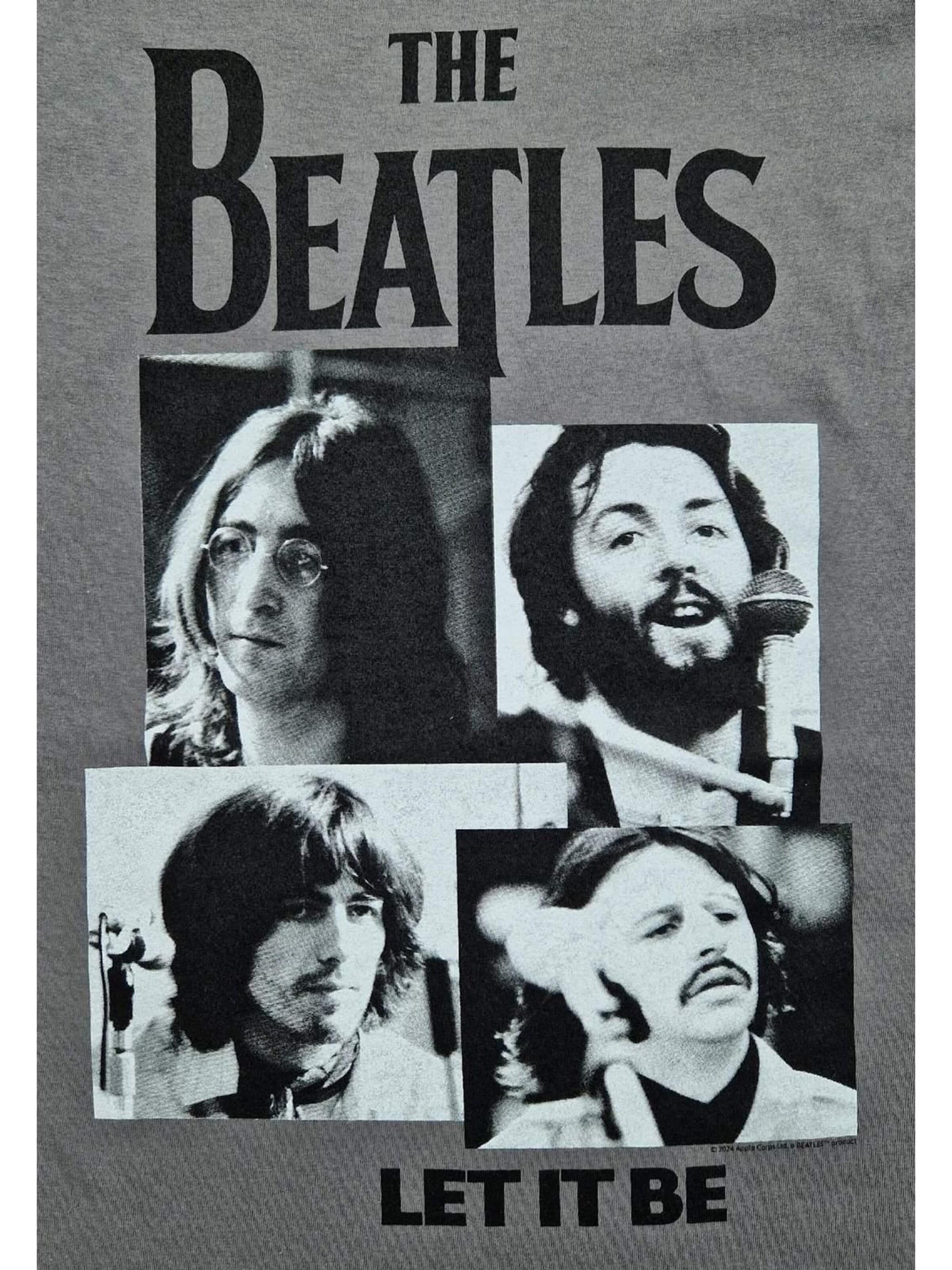 Maglietta 'Beatles – Let It Be T-Shirt' di The Beatles in grigio