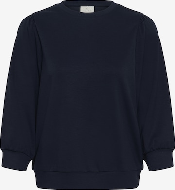 Kaffe - Sweatshirt 'KAannie' em azul: frente