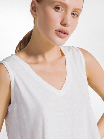 Top 'FLAMME' di DEHA in bianco