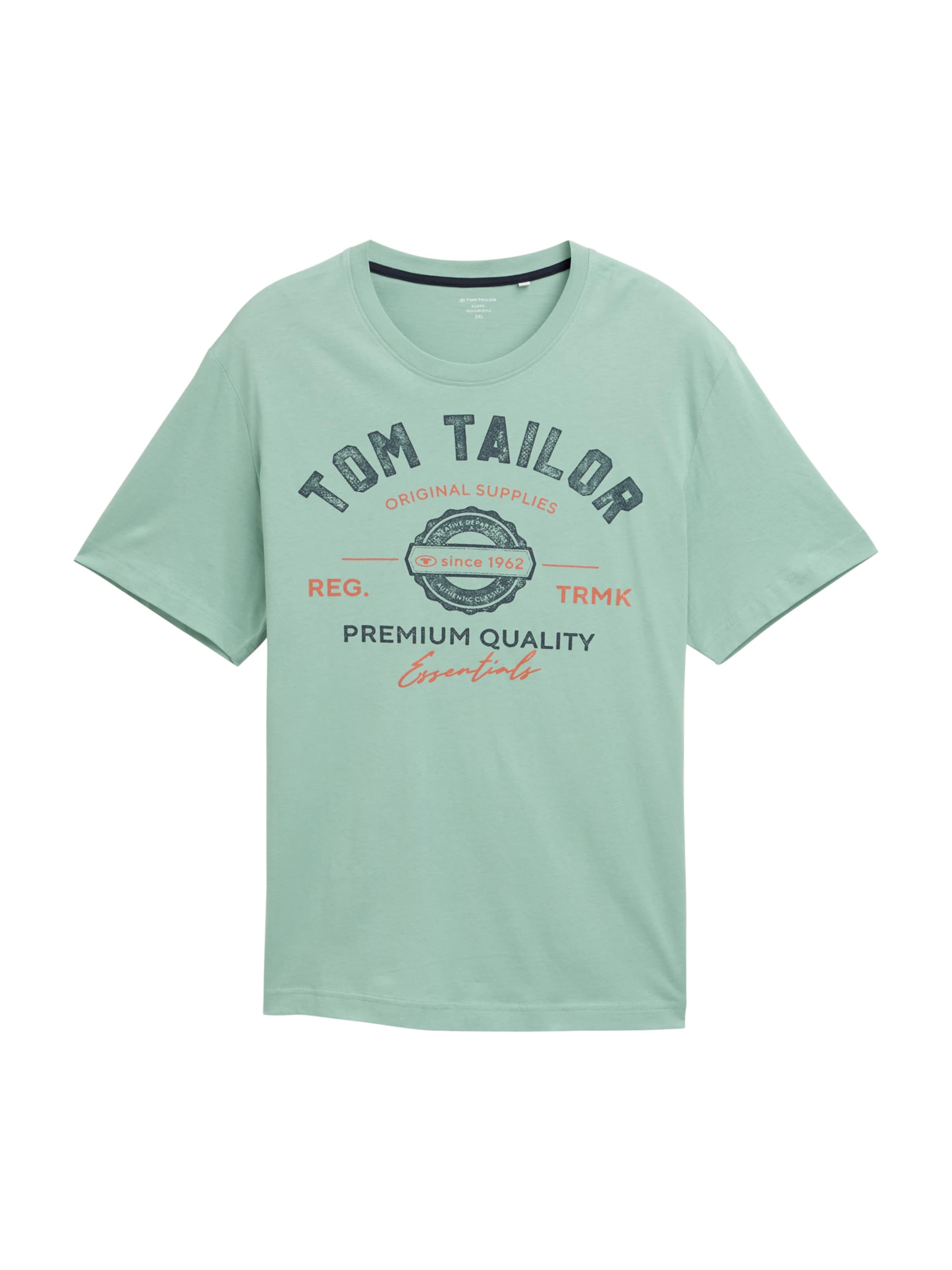TOM TAILOR Men + Bluser & t-shirts i grøn: forside