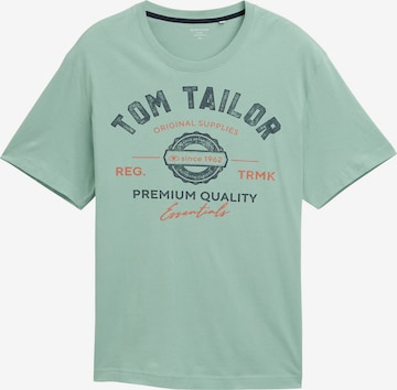 TOM TAILOR Men + Shirt in Groen: voorkant