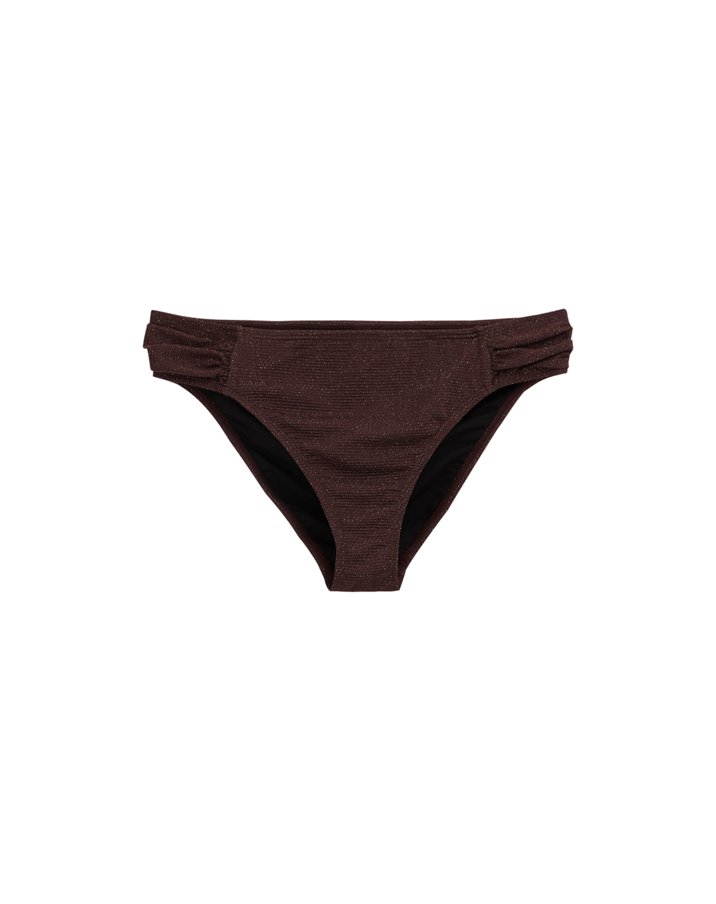 WE Fashion Bikini bottom in Brown: front