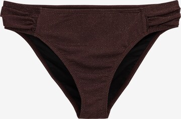 Bas de bikini WE Fashion en marron : devant