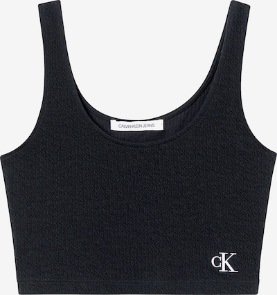 Calvin Klein Jeans Top in schwarz / weiß, Produktansicht
