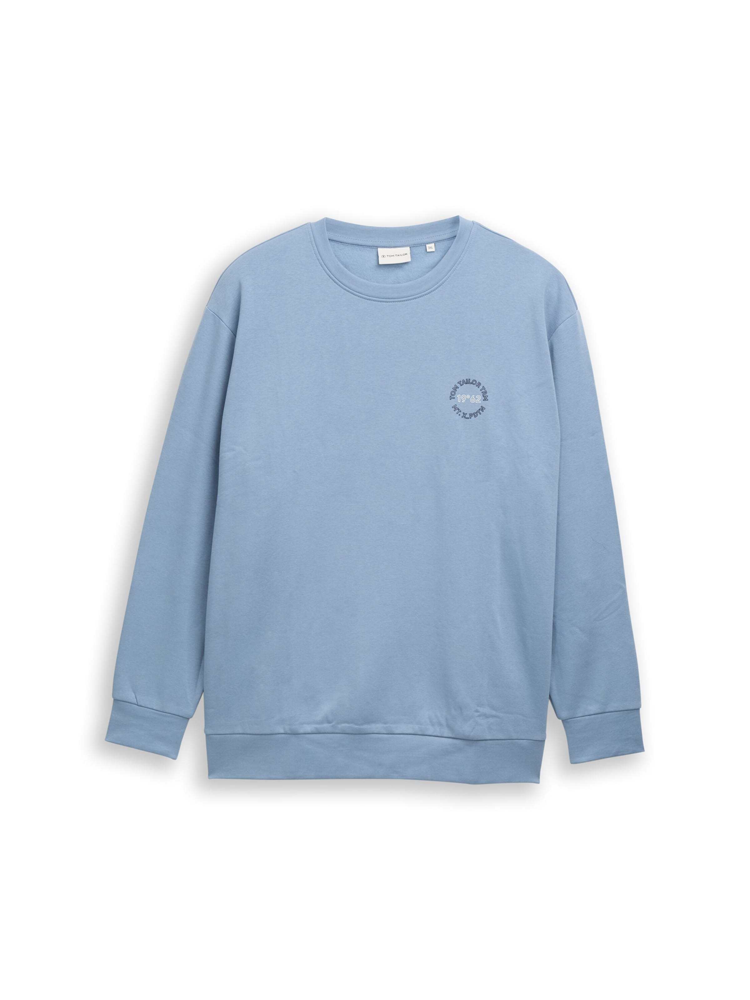 TOM TAILOR Men + Sweatshirt in Blue: front