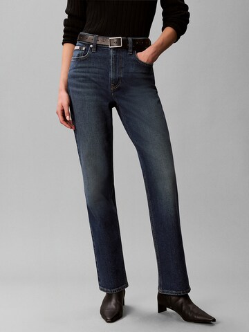 Calvin Klein Jeans Regular Jeans in Blauw: voorkant