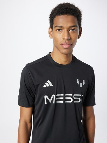 T-Shirt fonctionnel 'Messi ' ADIDAS PERFORMANCE en noir