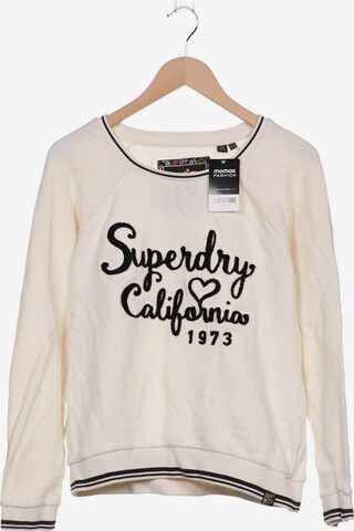Superdry Sweater & Cardigan in XL in White: front