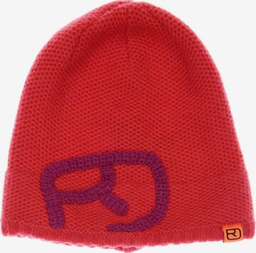ORTOVOX Hat & Cap in One size in Red: front