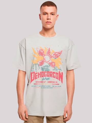 F4NT4STIC Shirt in Grey: front