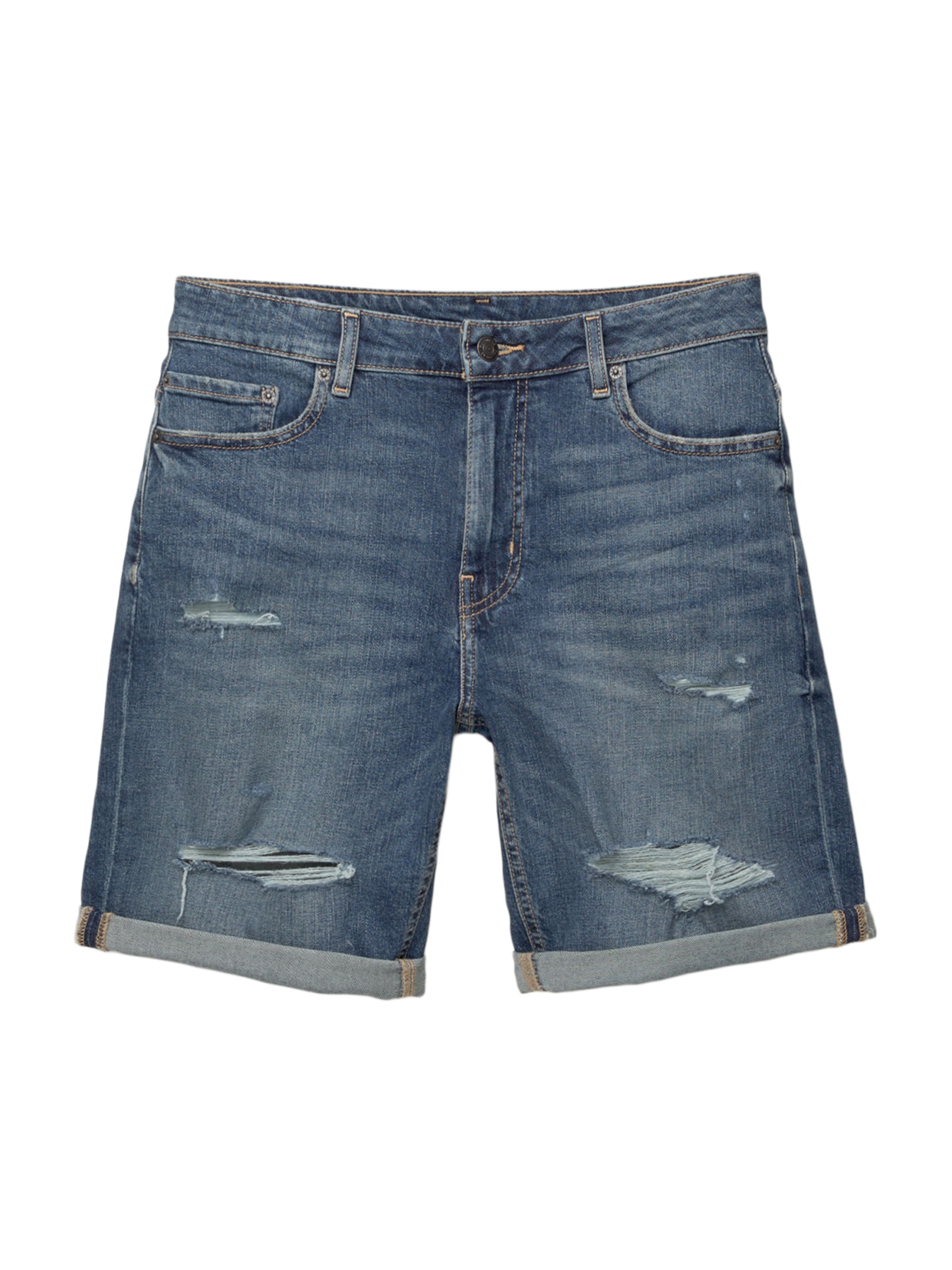 Pull&Bear Shorts in blue denim, Produktansicht
