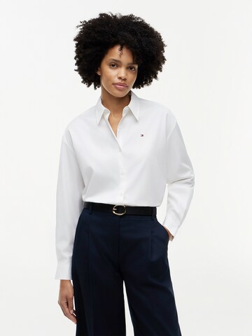 TOMMY HILFIGER Pluus, värv valge: eest vaates