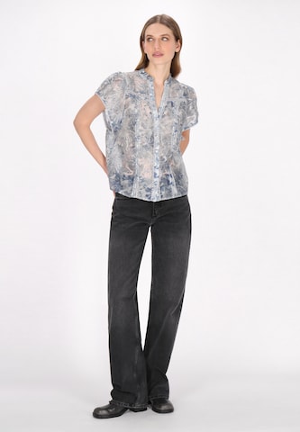 DreiMaster Vintage Bluse in Blau