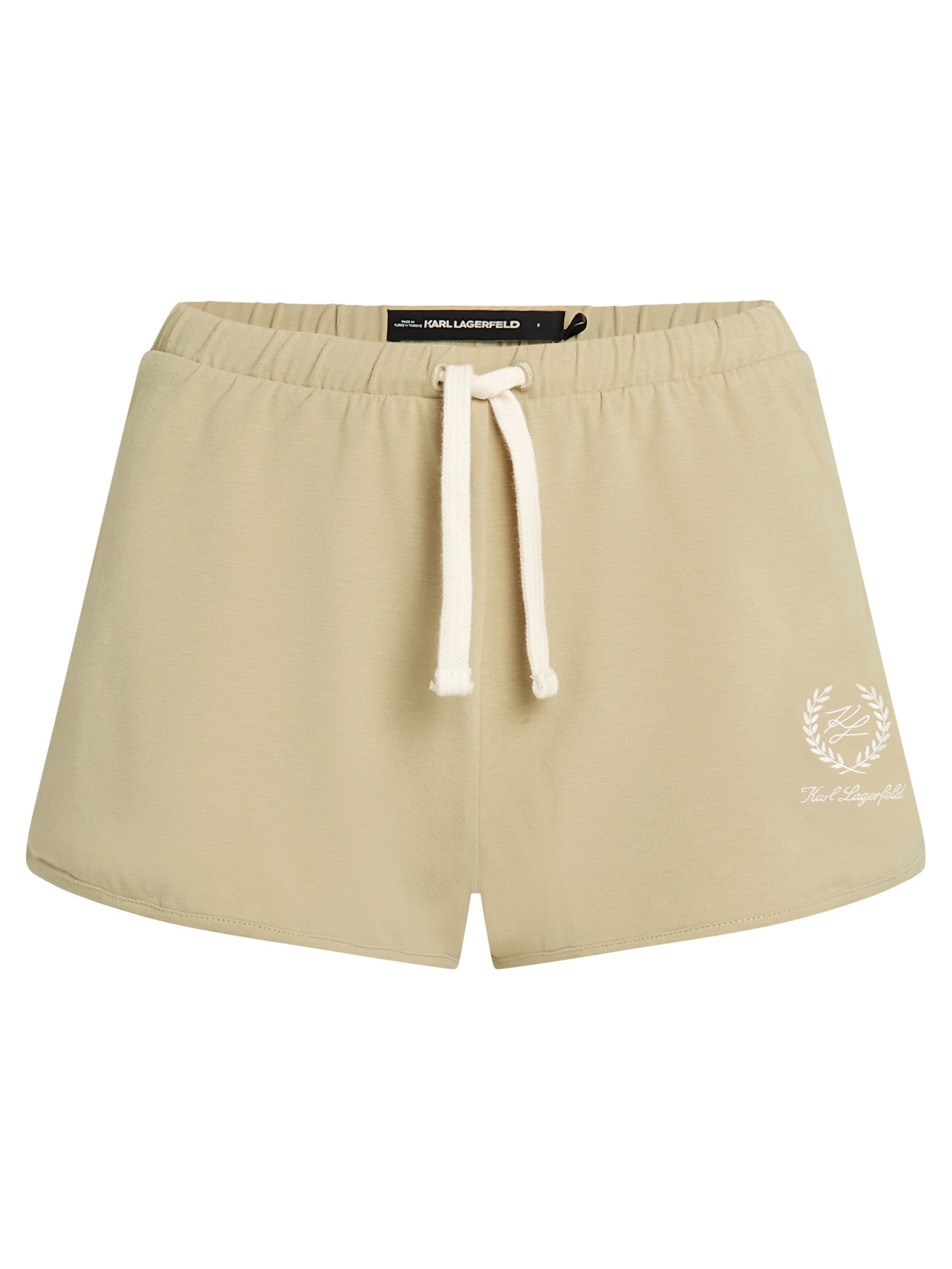 smėlio Karl Lagerfeld Standartinis Kelnės 'Hotel': priekis