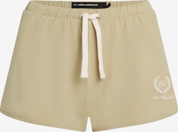 Regular Pantaloni 'Hotel' de la Karl Lagerfeld pe bej: față