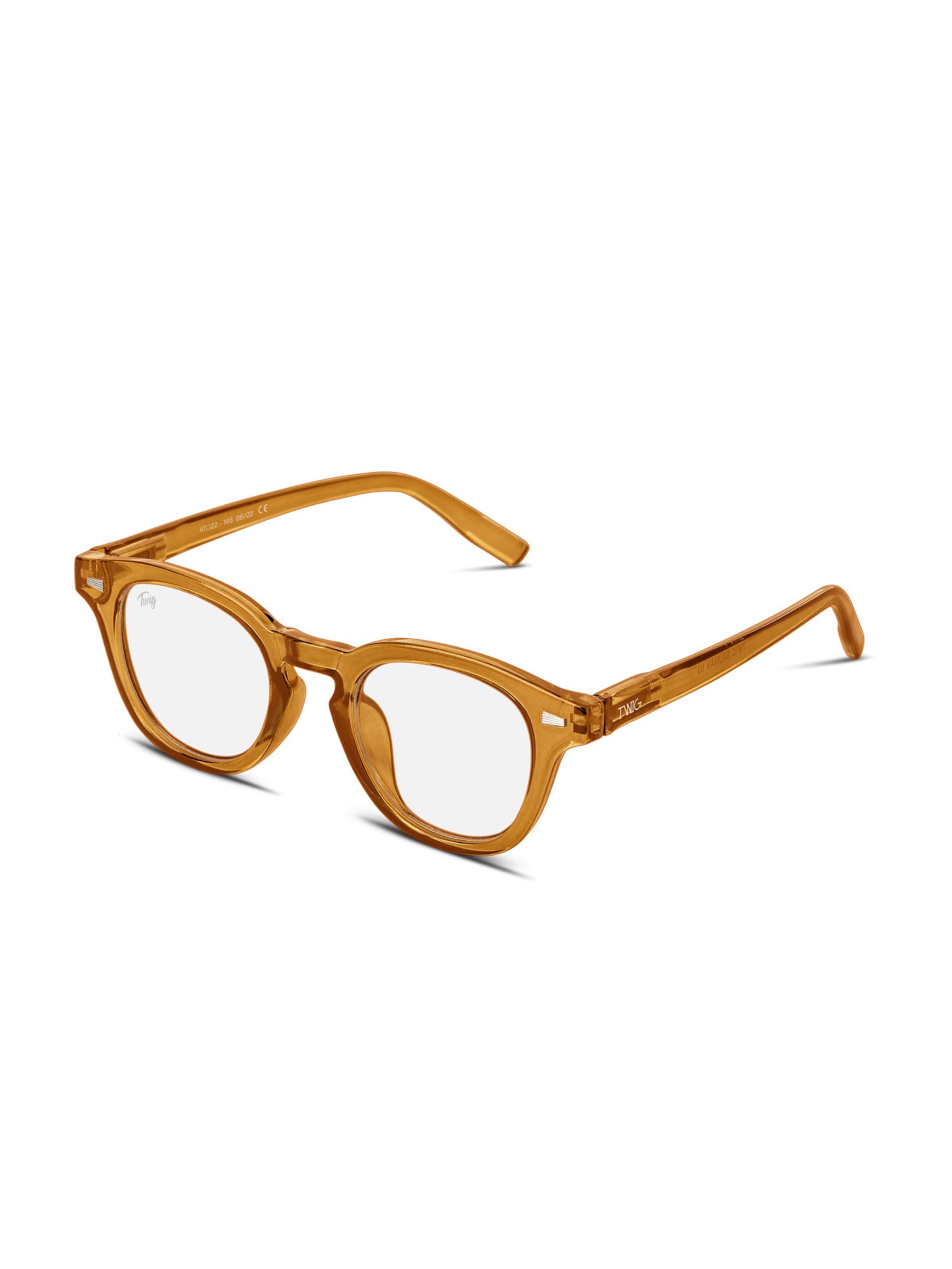 Occhiali 'Bauman BlueLight' di TWIG Concept Milano in giallo