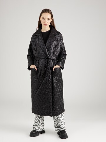 Herrlicher Ανοιξιάτικο και φθινοπωρινό παλτό 'Yoko' σε μαύρο: μπροστά