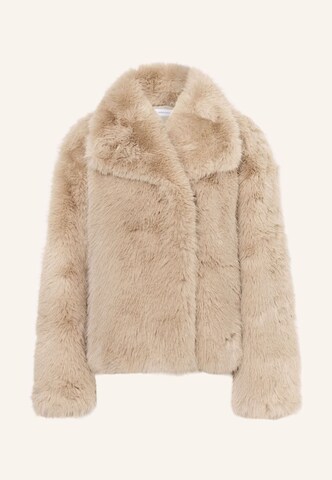 darling harbour Winter Jacket in Beige: front