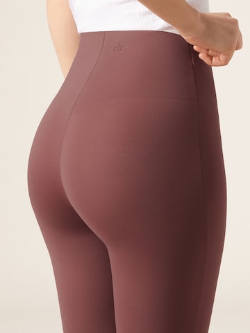 CALZEDONIA Skinny Leggings 'SCUPLT' in Brown