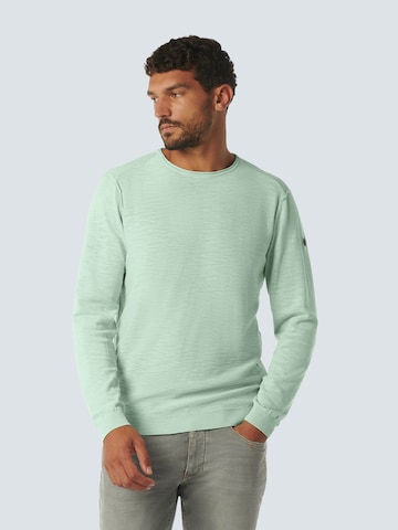 No Excess Sweter w kolorze zielony: przód