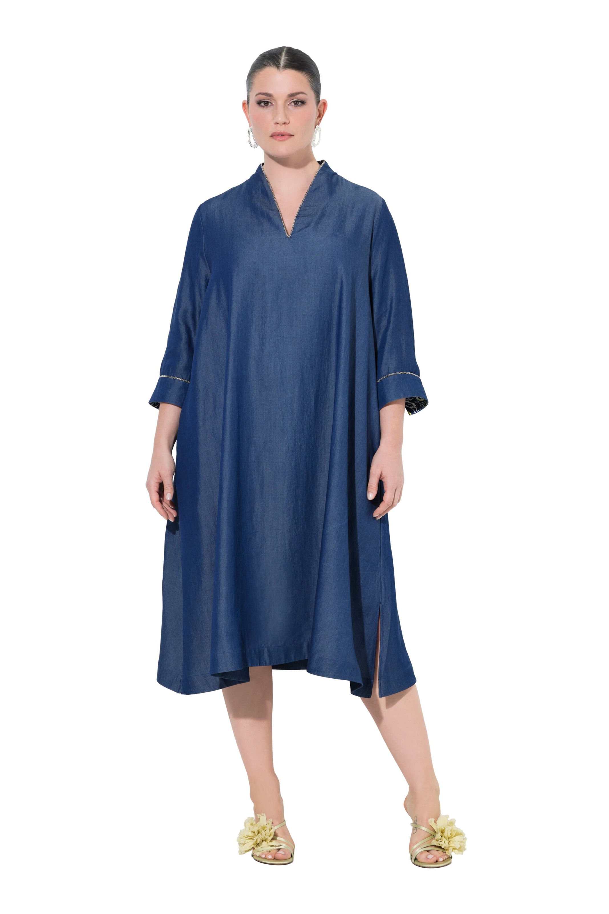 Ulla Popken Dress in Blue: front