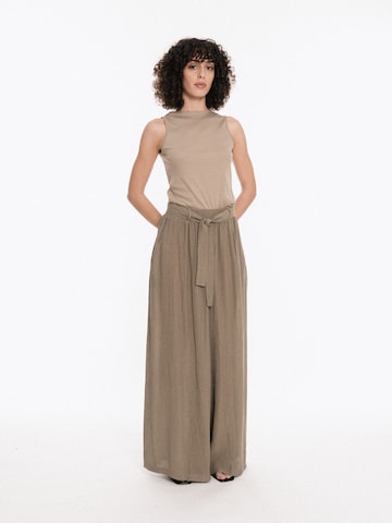 4TAILORS Loosefit Byxa 'Breeze' i grön
