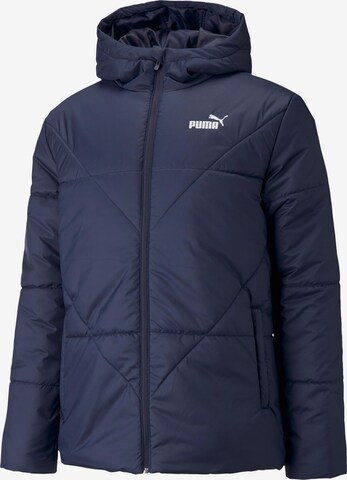 PUMA Athletic Jacket in Blue: front