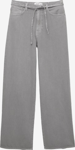 Pull&Bear Široký strih Džínsy - Sivá: predná strana