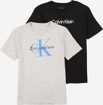 Calvin Klein Jeans T-shirt i grå: framsida