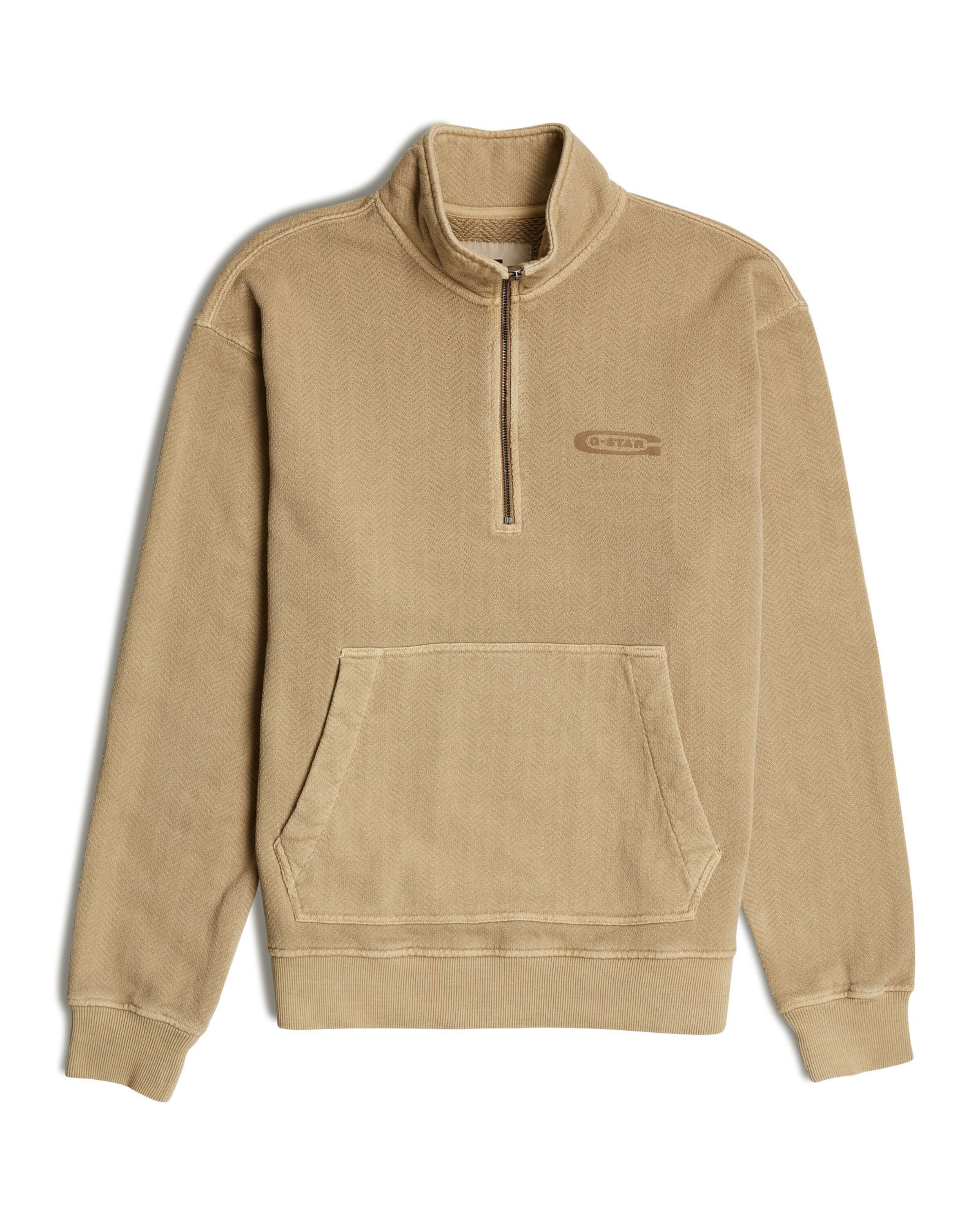 G-STAR Sweatshirt 'Relaxed' in Beige: voorkant