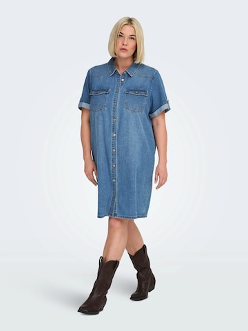 Robe-chemise 'CARLISA' ONLY Carmakoma en bleu