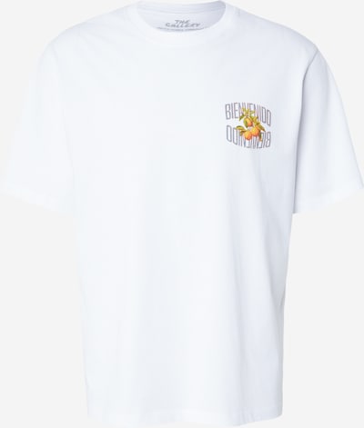 XS dydžio Marškinėliai 'JORVINTAGE FRUITS' iš JACK & JONES, spalva – šviesiai žalia / oranžinė / koralų splava / balta, Prekių apžvalga