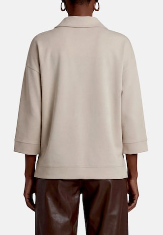 zero Sweatshirt unifarben in Beige