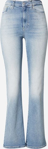 Tommy Jeans Flared Jeans 'SYLVIA' in Blauw: voorkant