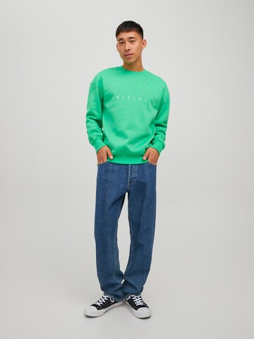 JACK & JONES Sweatshirt 'COPENHAGEN' in Green