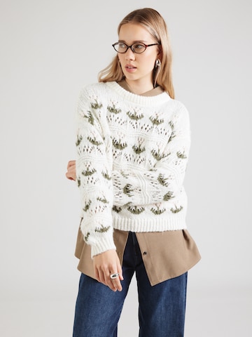 Pulover 'VMIdelle' de la VERO MODA pe alb: față