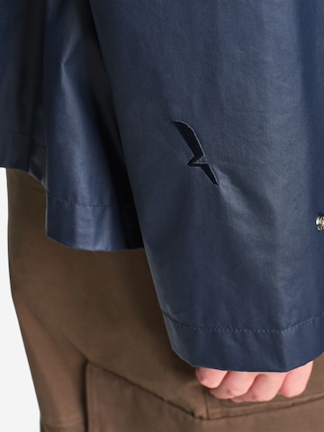 AIGLE Přechodová parka – modrá: boční strana