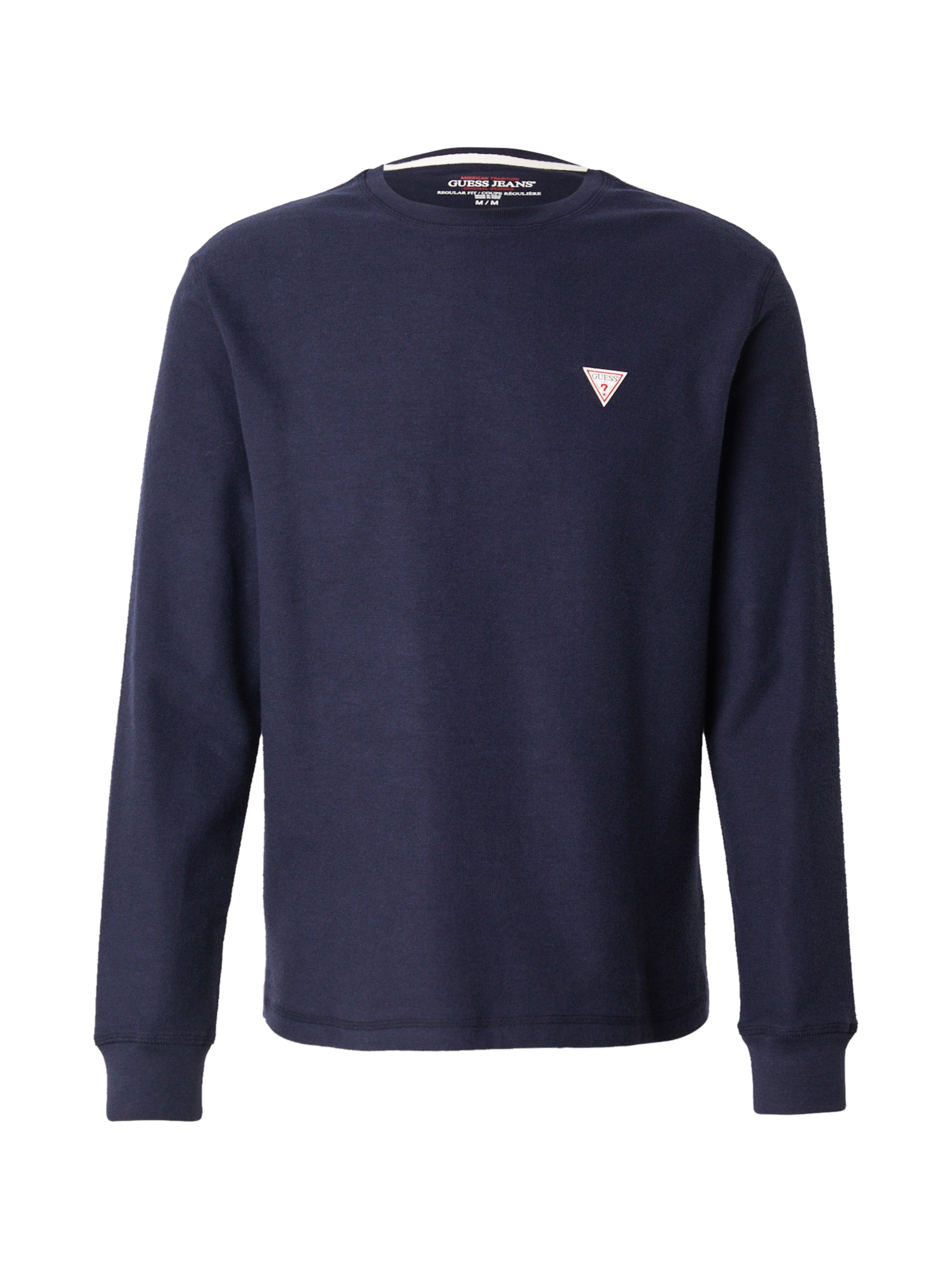 GUESS JEANS Μπλουζάκι σε μπλε: μπροστά